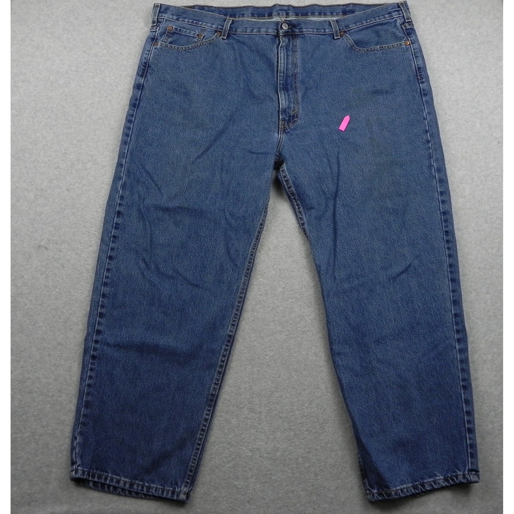 Levi's 550 Jeans Mens 48x30 Relaxed Fit 5-Pocket Cotton Denim Medium Blue